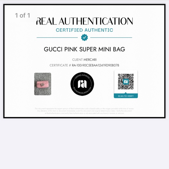 GUCCI pink super mini bag - Picture 8 of 12